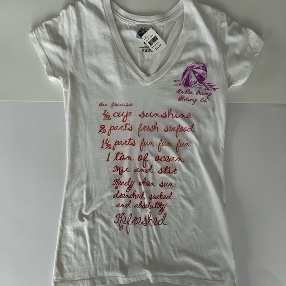 Blue 84 Bubba Gump Shrimp Co. tee shirt